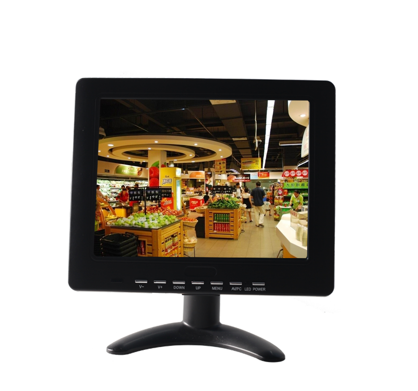 H84A 8.4 inch plastic LCD monitor with VGA and AV