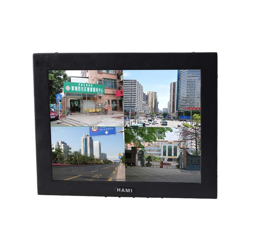 H102J 10 inch 800*600 Industrial Metal case non-touch LCD screen monitor with input VGA 8 PIN+AV