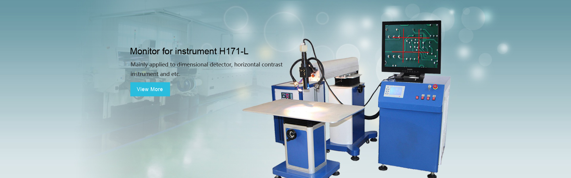 Mainly applied to dimensional detector, horizontal contrast instrument and etc.